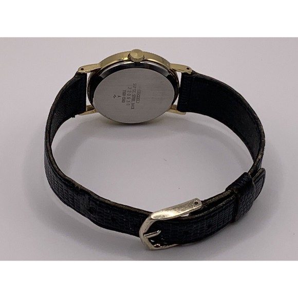 Seiko 1100-1560 Vintage Manual Winding Ladies Watch Leather Strap - Picture 10 of 10
